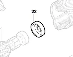 Douille isolante réf. 2 615 297 373 Dremel